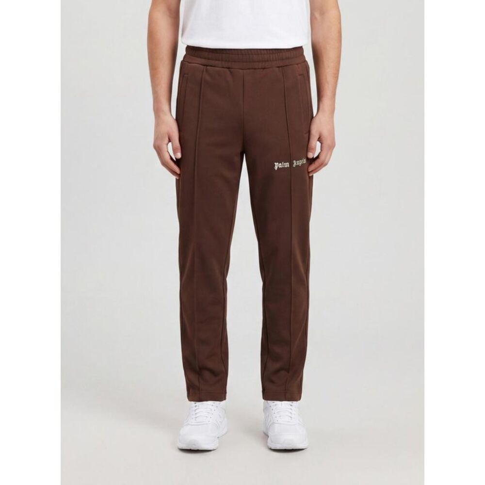 Palm Angels Men Technical Fabric Jogging Trousers Palm Angels With Contrast Logo